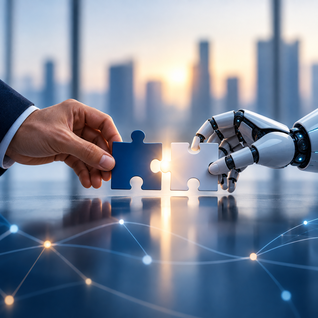 Human and AI collaboration